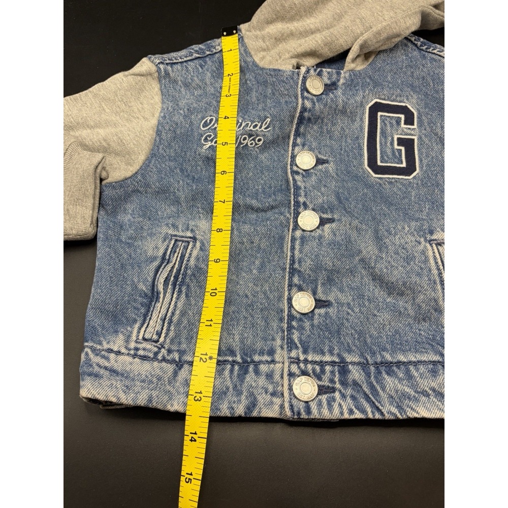 Baby Gap 2years Toddler Blue Denim Jacket NWT Snaps Pockets Fall/Winter/Boy/Girl - Picture 11 of 11